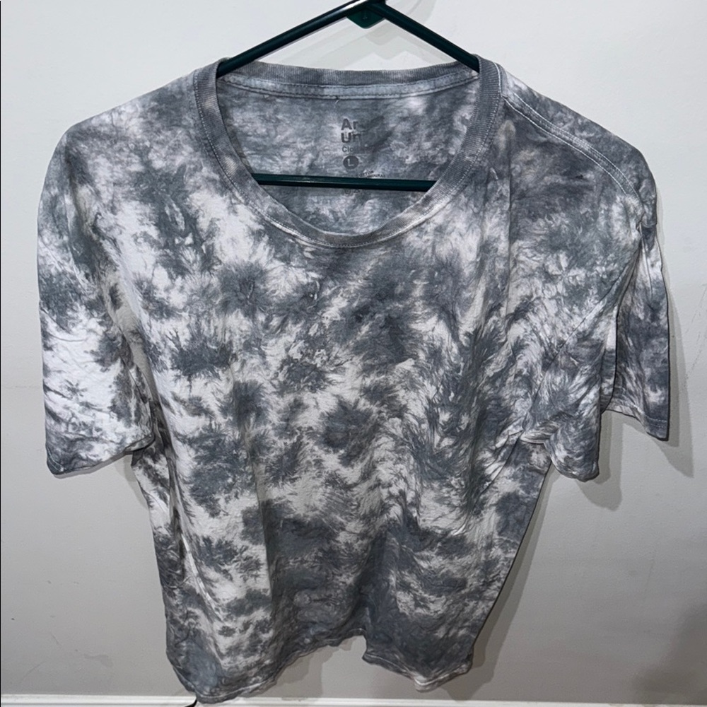 Artist Union Clothing Co. Gray Short Sleeve Tie-Dye T-Shirt